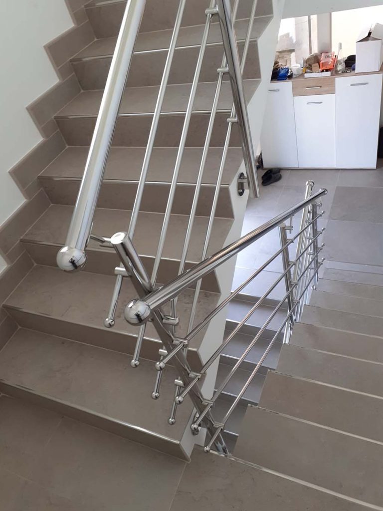 Inox ograda za stepenice