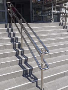 Inox ograda za stepenice