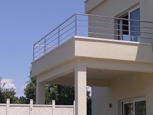 Inox ograda na balkonu